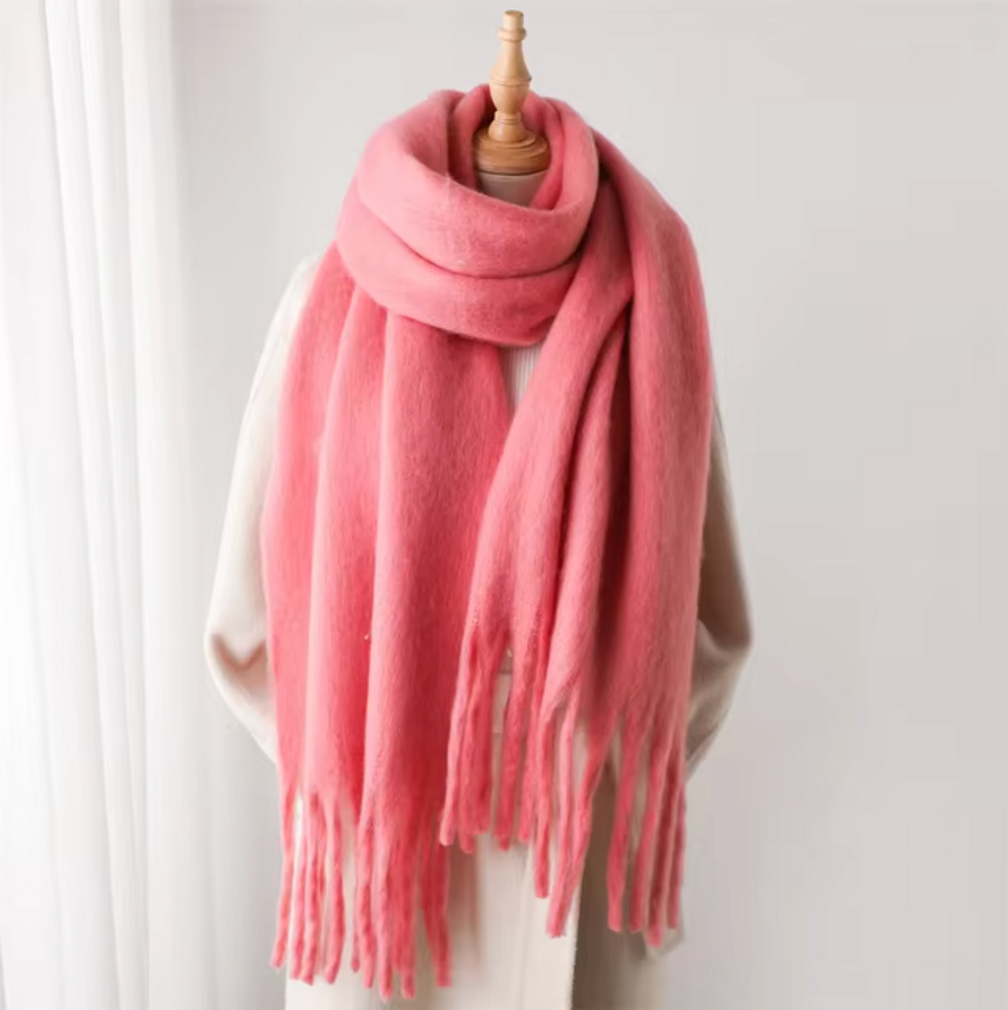 Oneka - Sciarpa invernale in cashmere