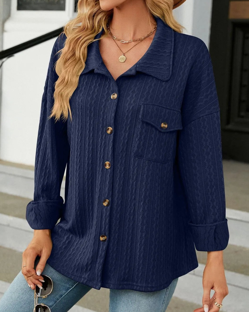 Tracy - Cardigan in maglia casual ed elegante con bottoni