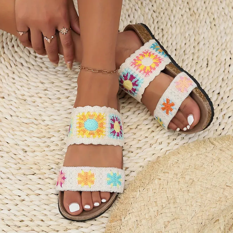 Sandali plantari da donna Comfort Sandalo piatto casual Sandali plantari da donna Comfort Sandalo piatto casual