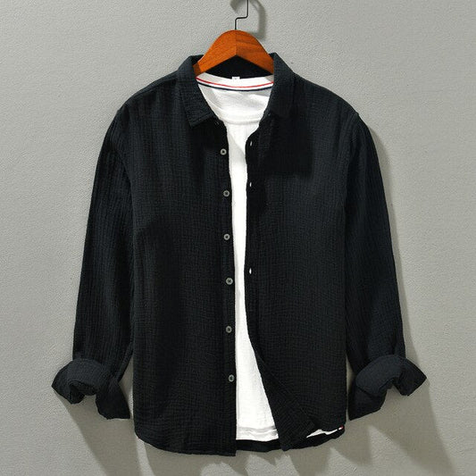 Jonas - Camicia Elegante con Bottoni a Maniche Lunghe