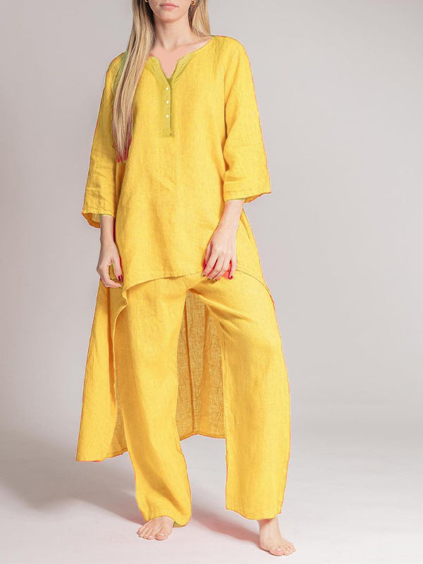Carolina - Abito Casual In Lino Da Donna