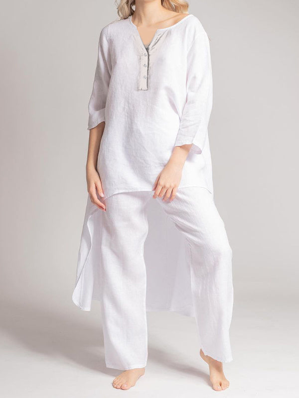 Carolina - Abito Casual In Lino Da Donna