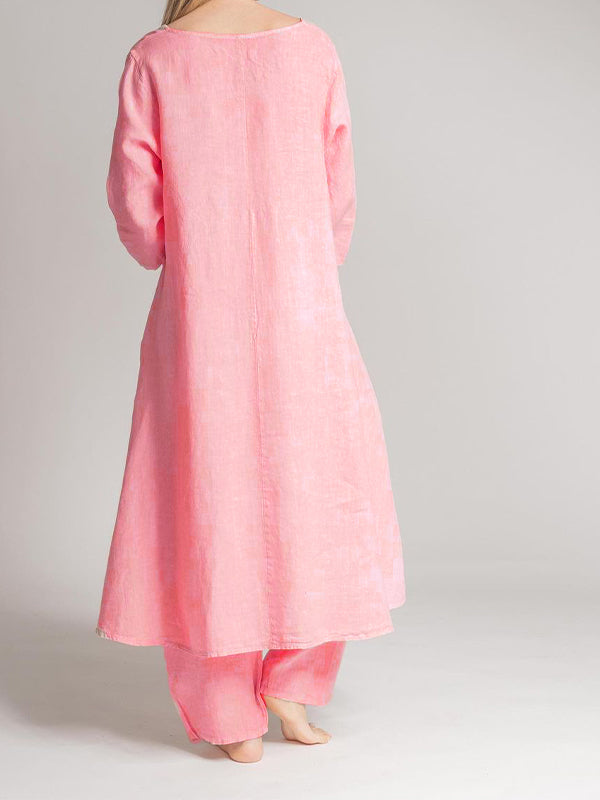 Carolina - Abito Casual In Lino Da Donna