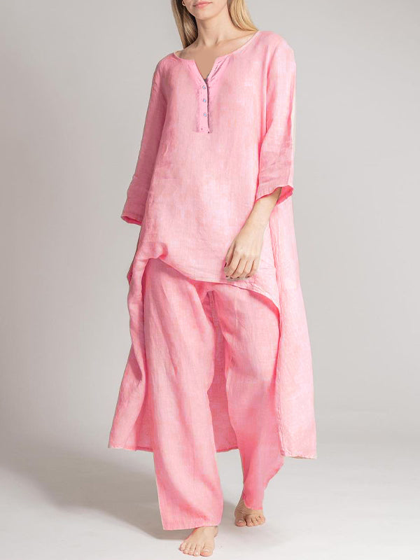 Carolina - Abito Casual In Lino Da Donna