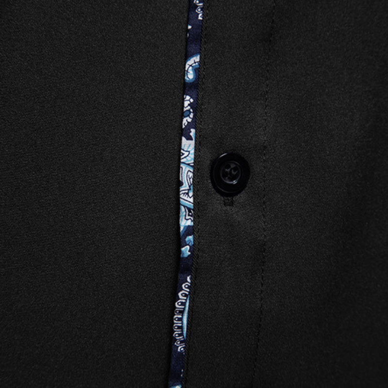Camicia da uomo a maniche lunghe elasticizzata - Ice