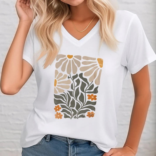 Annabelle - Camicia con illustrazione floreale vintage