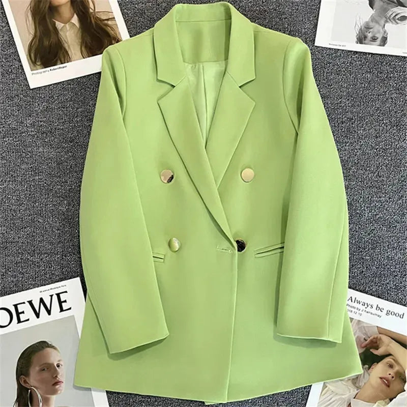 Angela - Blazer doppiopetto da donna per ufficio e tempo libero