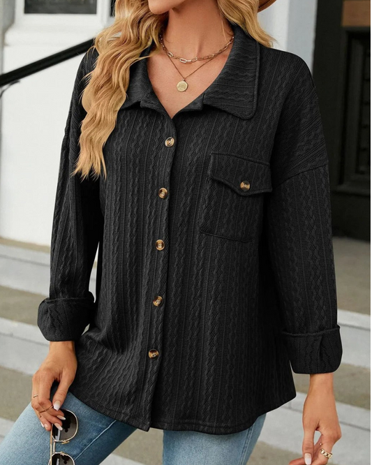 Tracy - Cardigan in maglia casual ed elegante con bottoni