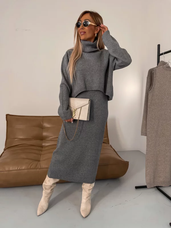 Gina – Completo Abito Midi