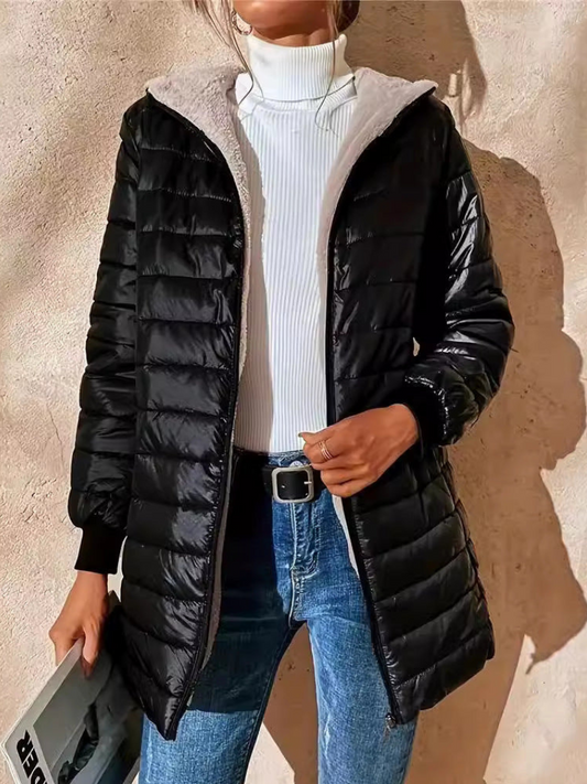 Jannah - Giacca imbottita calda con fodera in pile