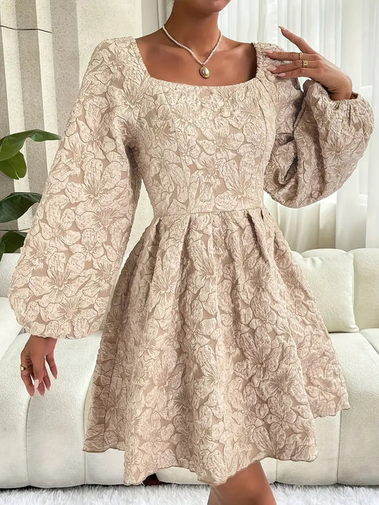 Agnes - Abito elegante con scollatura quadrata