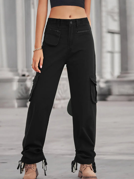 Solene - Pantaloni cargo in stile casual