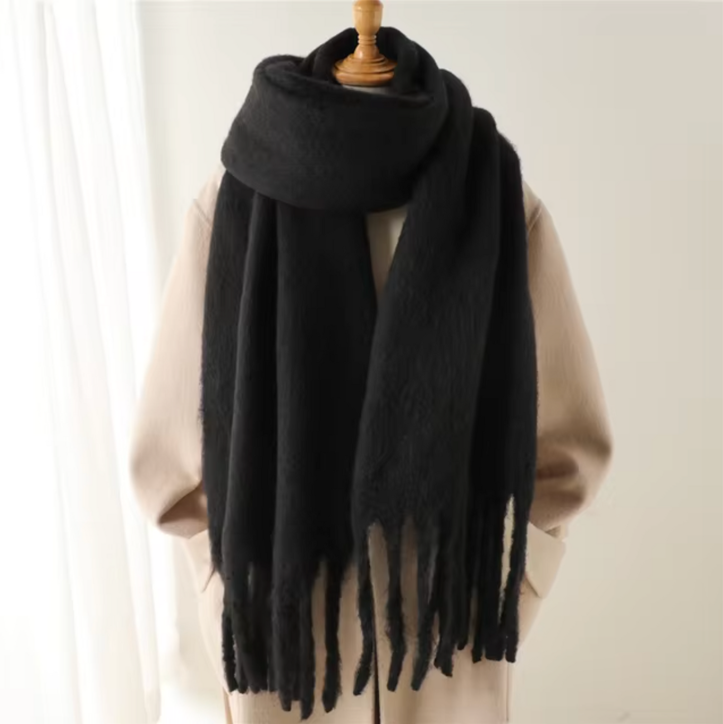 Oneka - Sciarpa invernale in cashmere