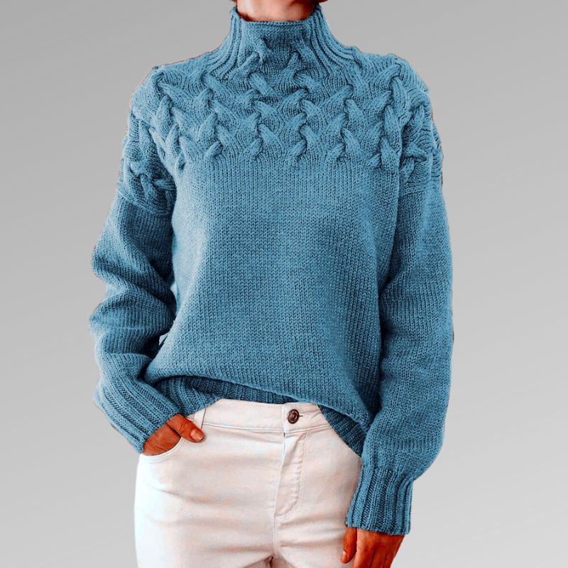 Camelia - Elegante maglione a collo alto