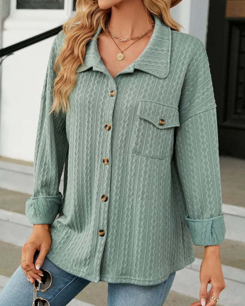 Tracy - Cardigan in maglia casual ed elegante con bottoni