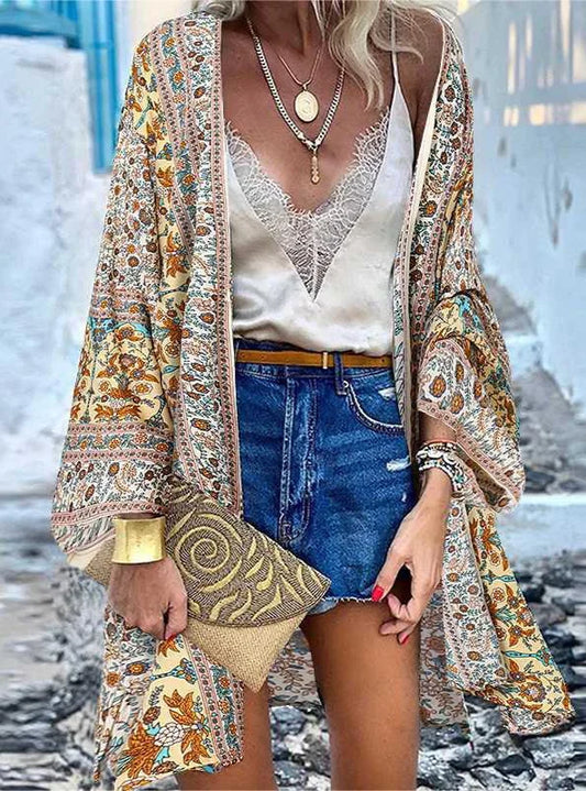 Carmella - Kimono vintage bohémien
