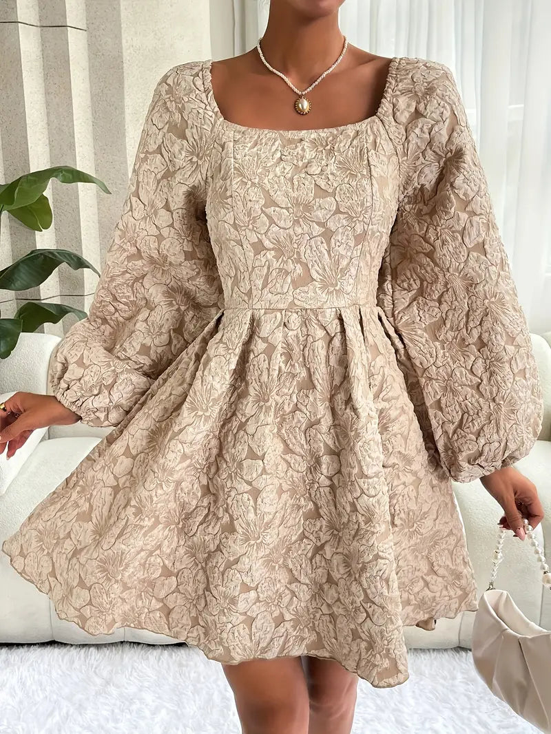 Agnes - Abito elegante con scollatura quadrata