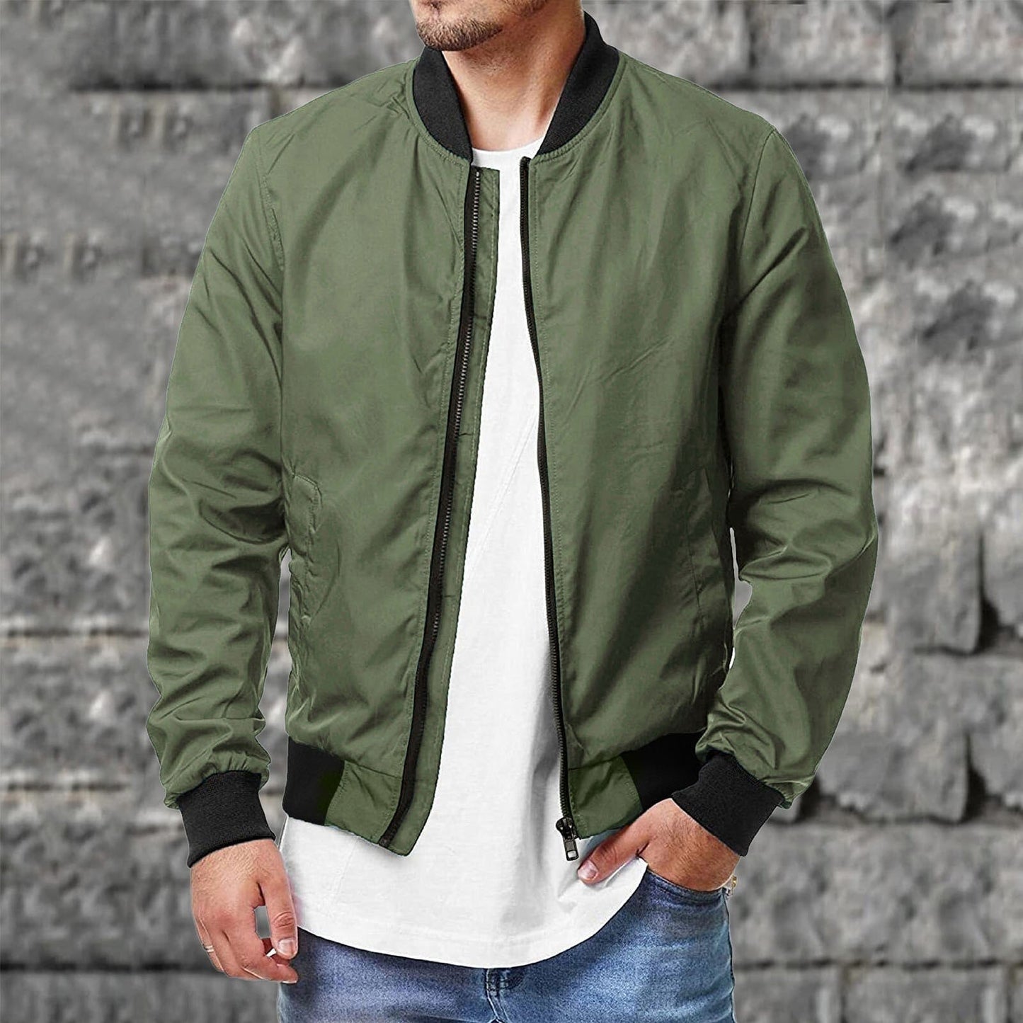 Kurt - Giacca bomber dallo stile casual