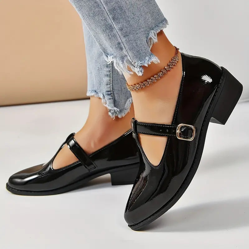 Vera - Scarpe alla moda con cinturino alla caviglia e fibbia per le donne