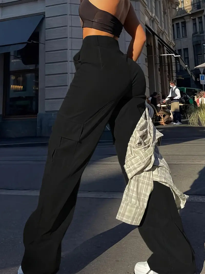 Clara - Pantaloni cargo semplici