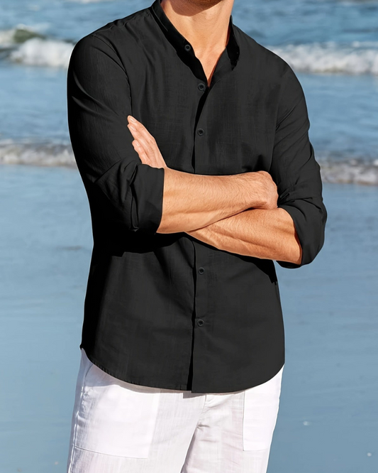 Marcos - Camicia a manica lunga con bottoni, comoda e casual