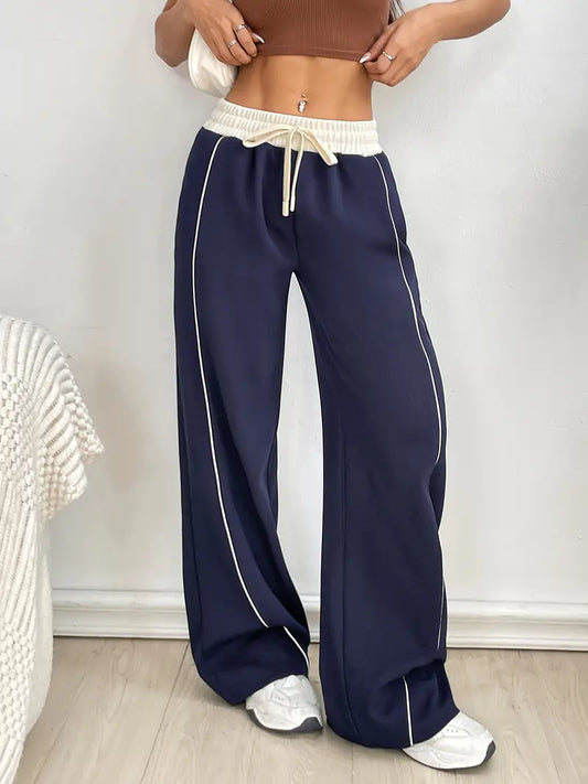 Bethany - Pantaloni da yoga a vita alta per donna con blocchi di colore