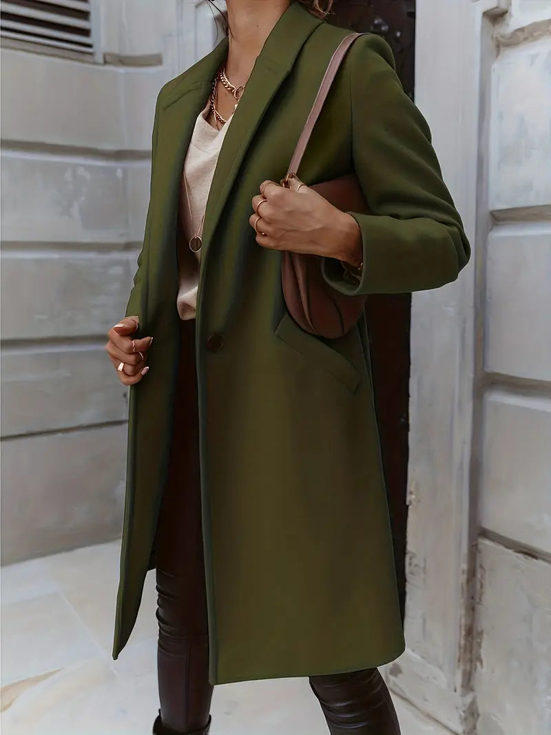 Naureen - Elegante e versatile trench lungo e caldo
