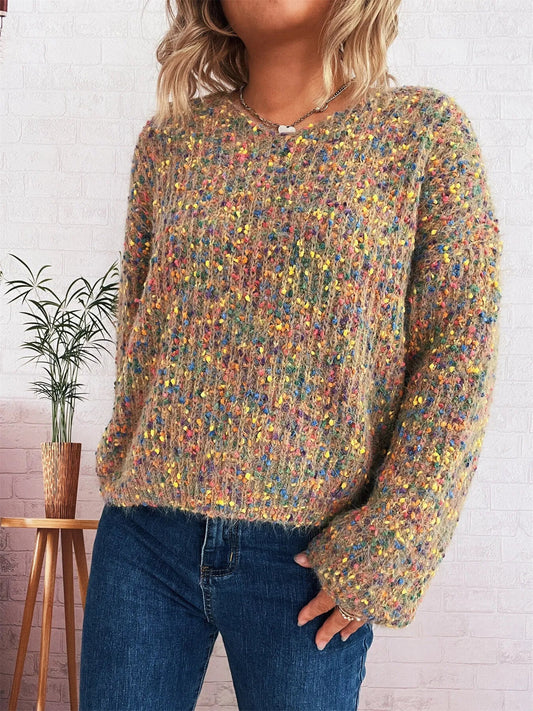 Karina - Maglione colorato e comodo a maniche lunghe