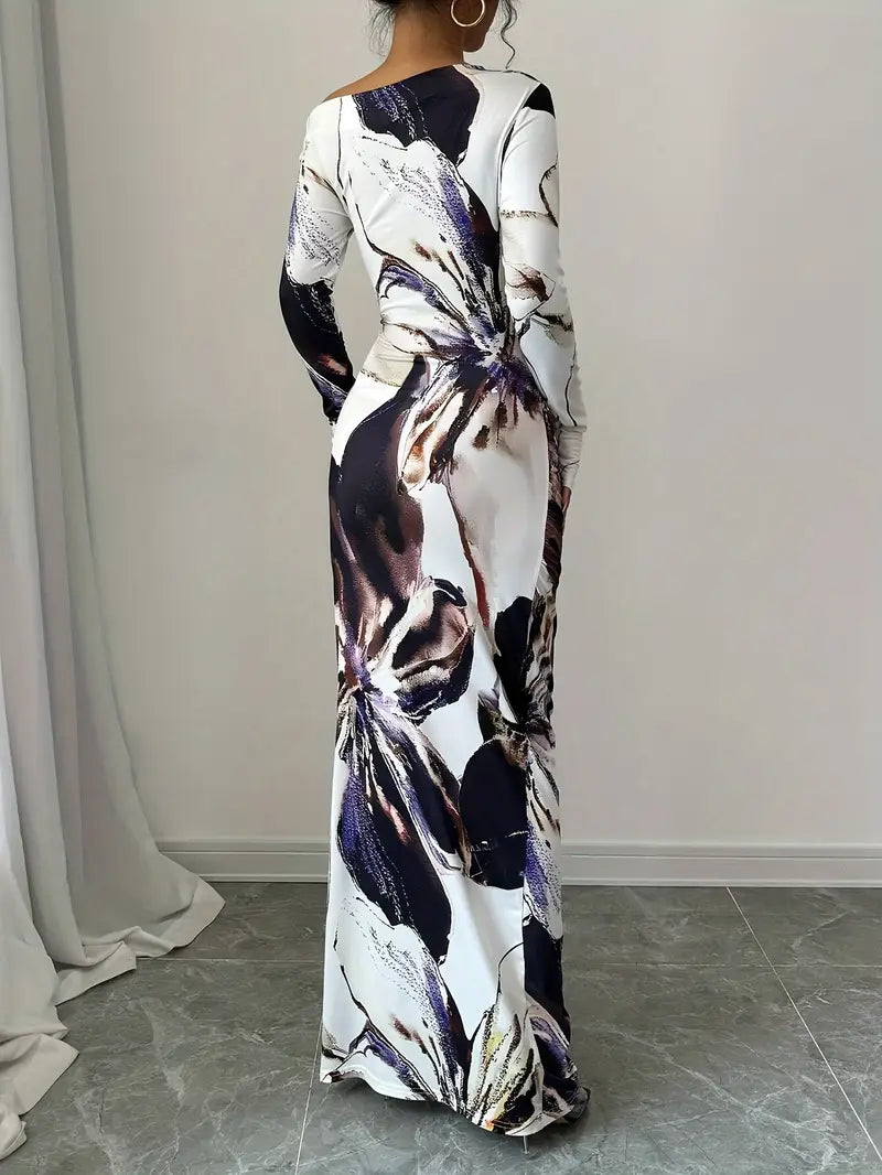 Emma - Elegante abito aderente alla figura con maniche lunghe