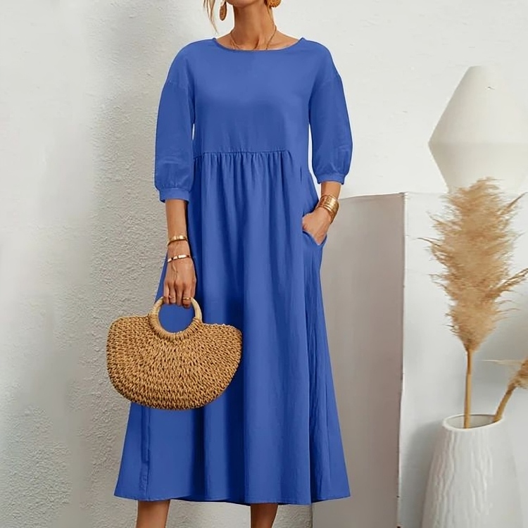 Rosaria - Abito Casual con Maniche Corte