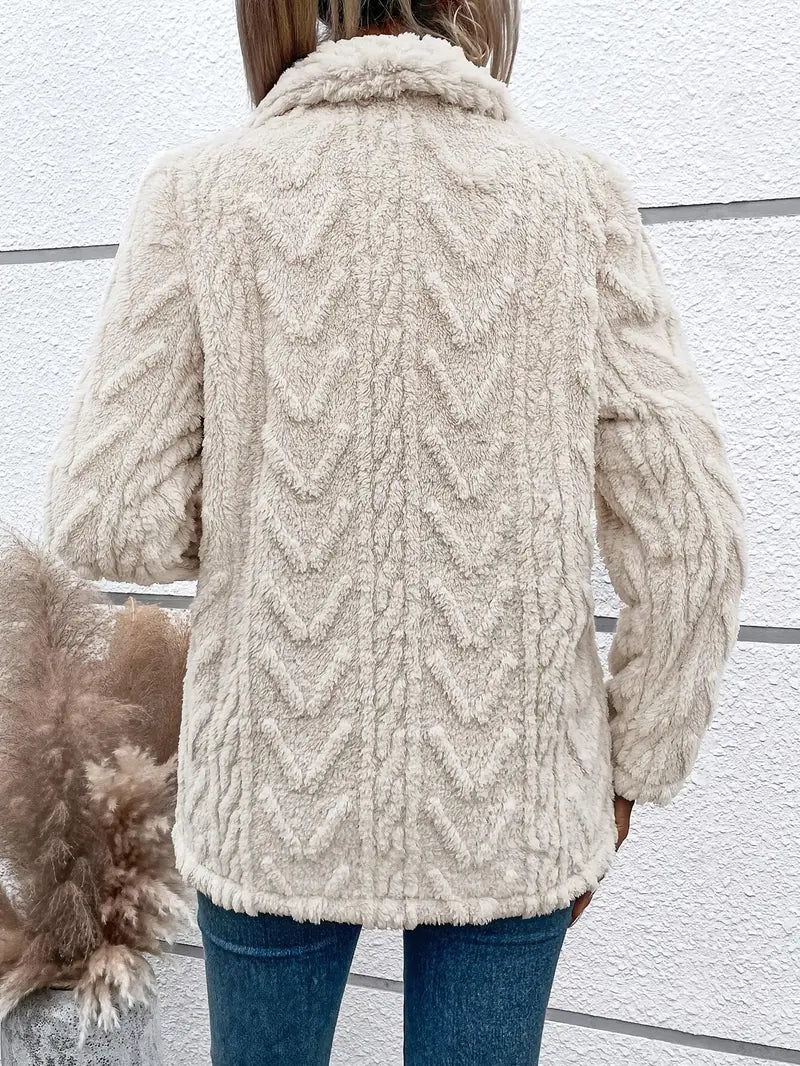 Kathleen - Elegante giacca in pile da donna