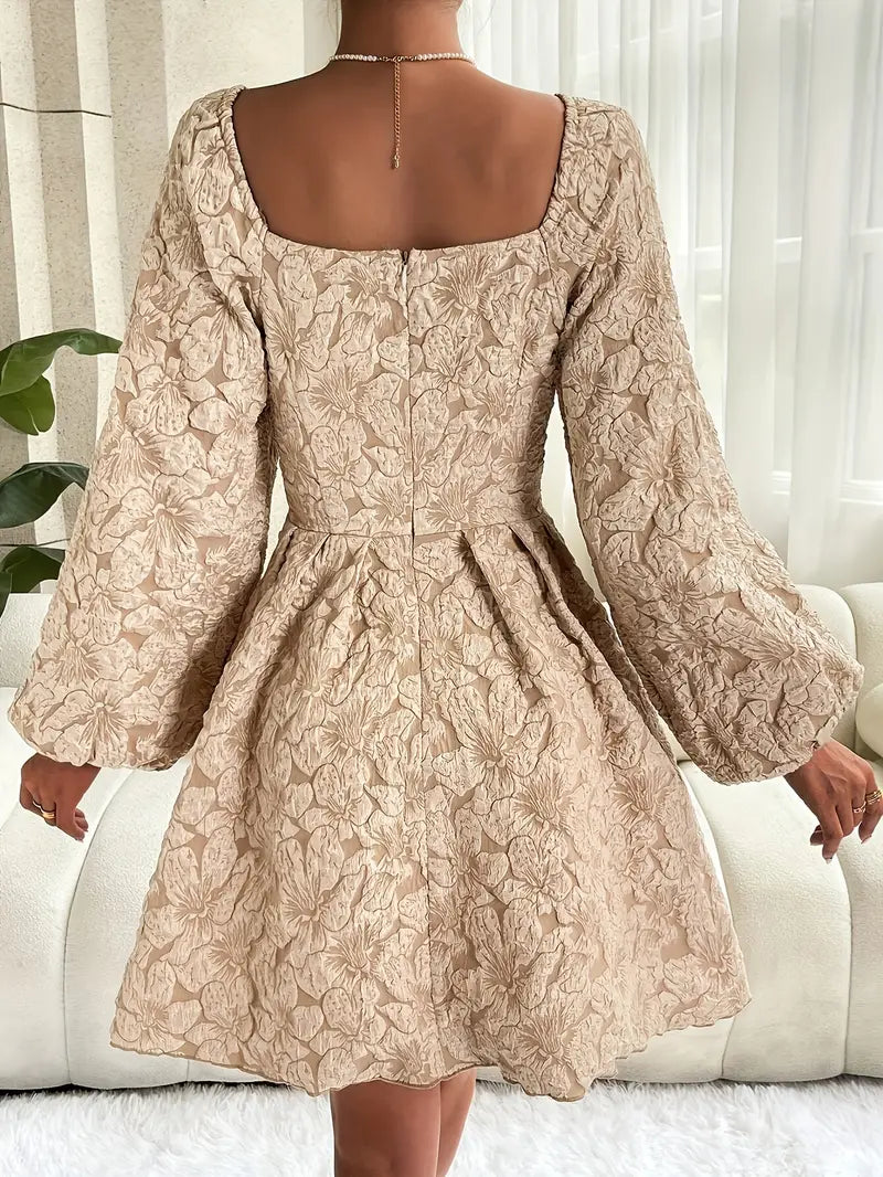 Agnes - Abito elegante con scollatura quadrata