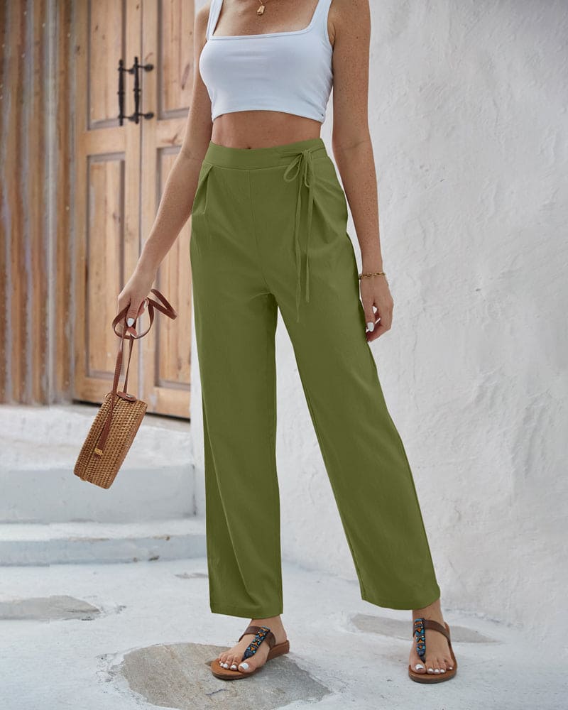 Jessamin - Eleganti pantaloni a vita alta