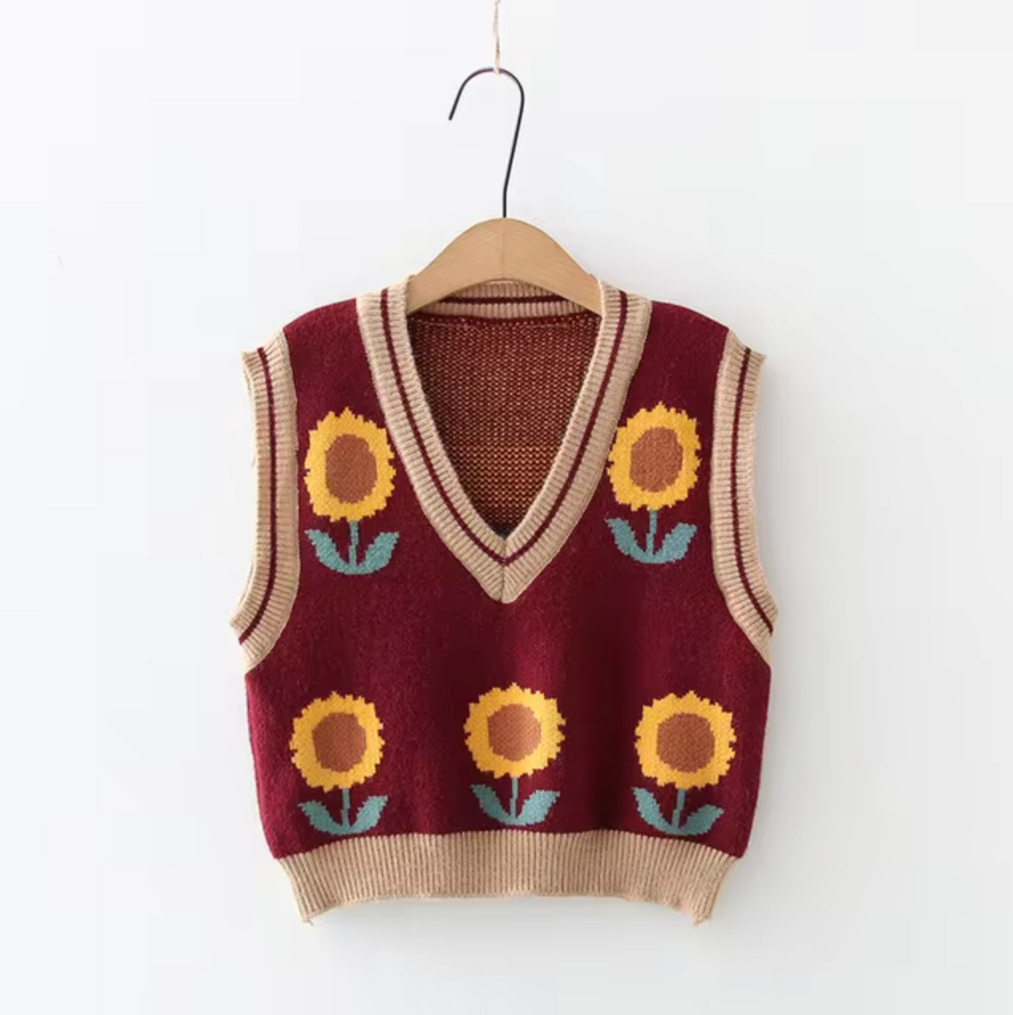 Almira – Gilet senza maniche in maglia con scollo rotondo