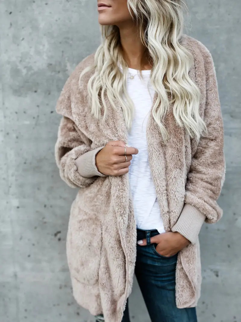 Letha - Cappotto invernale da donna con cappuccio