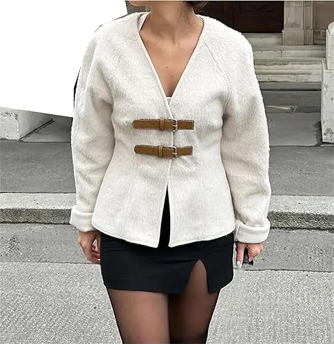 Ida - Giacca donna con fibbia vintage