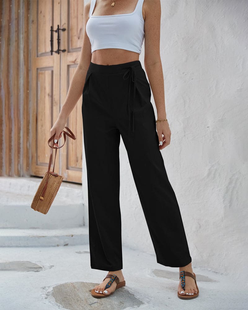 Jessamin - Eleganti pantaloni a vita alta