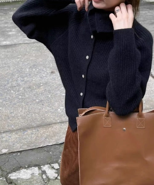 Heike – Maglione dolcevita in lana e cashmere