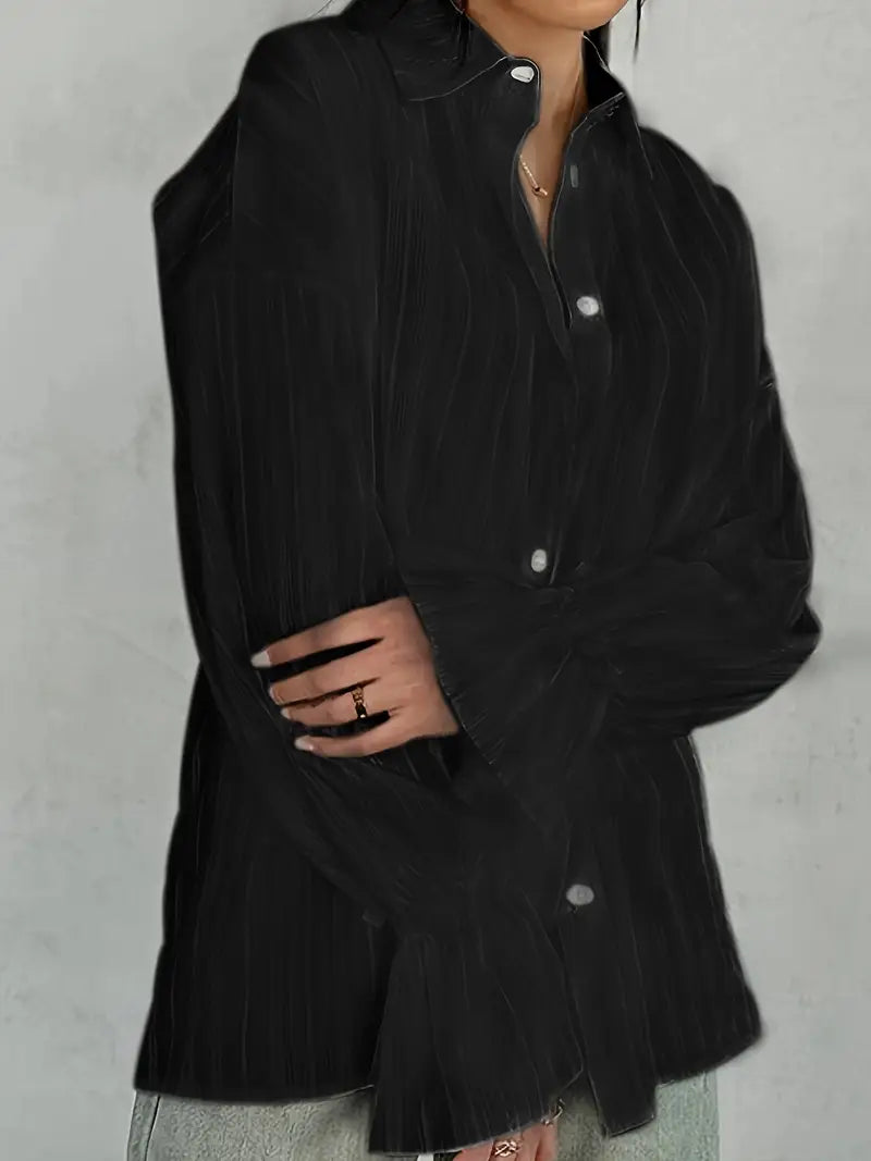 Harriet - Camicia a maniche lunghe con bottoni da donna