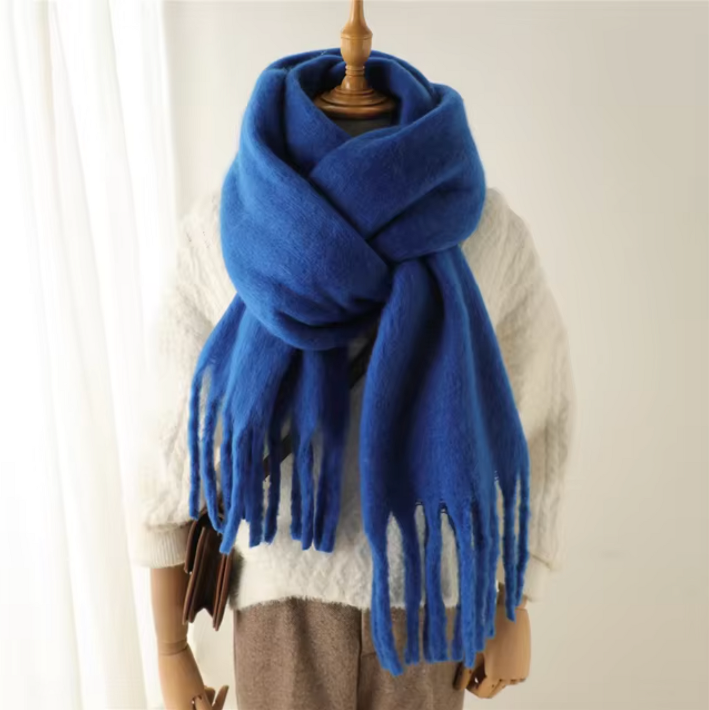 Oneka - Sciarpa invernale in cashmere