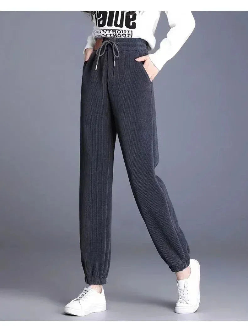 Theodora - Pantaloni da donna foderati in pile