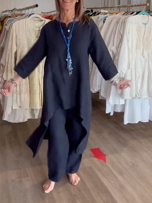 Carolina - Abito Casual In Lino Da Donna