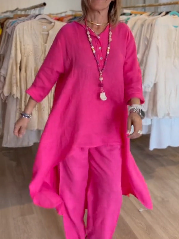 Carolina - Abito Casual In Lino Da Donna