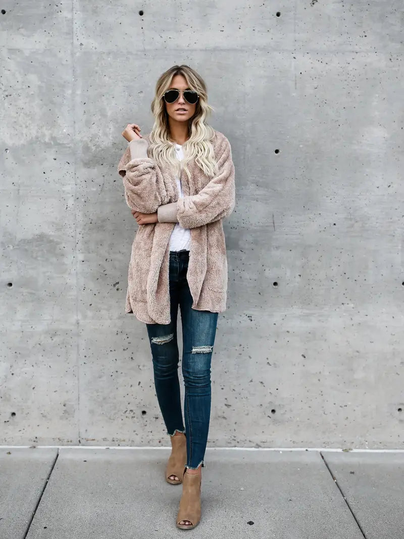 Letha - Cappotto invernale da donna con cappuccio