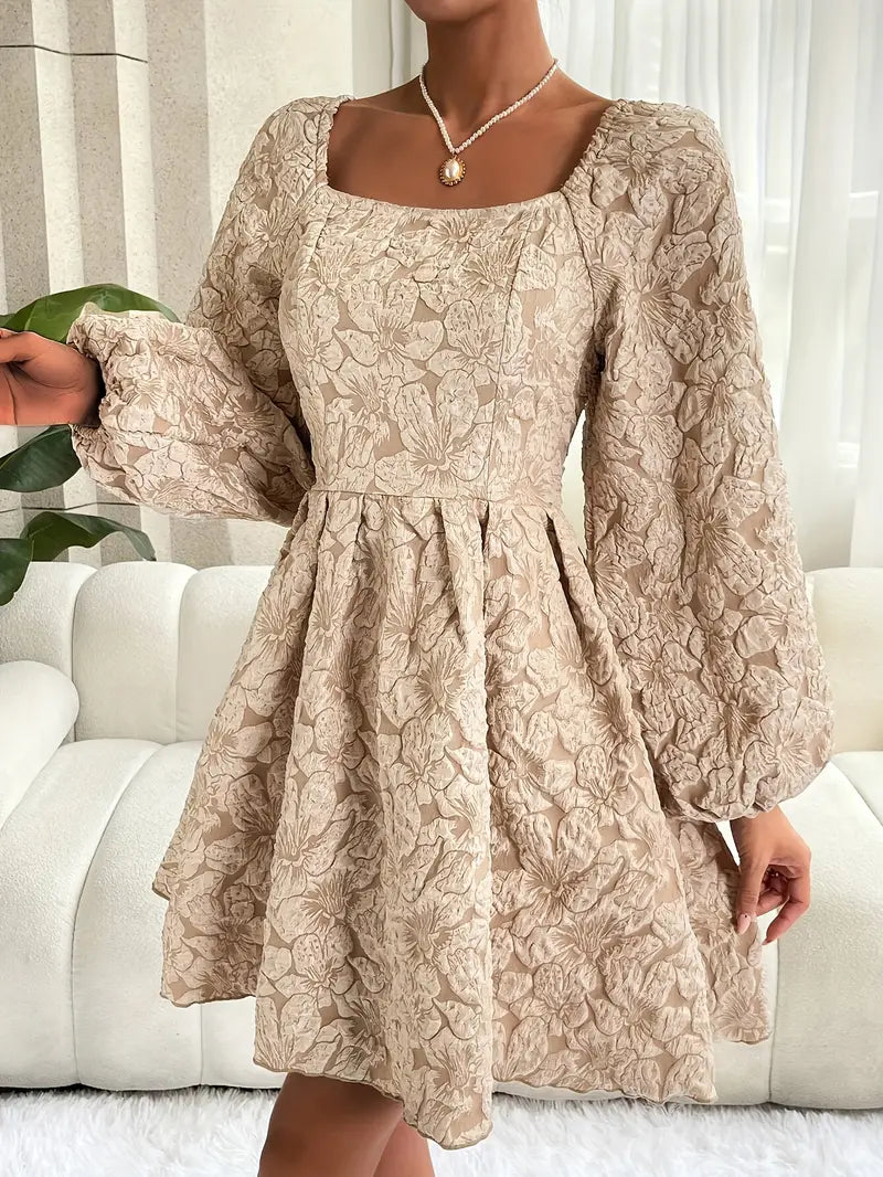 Agnes - Abito elegante con scollatura quadrata