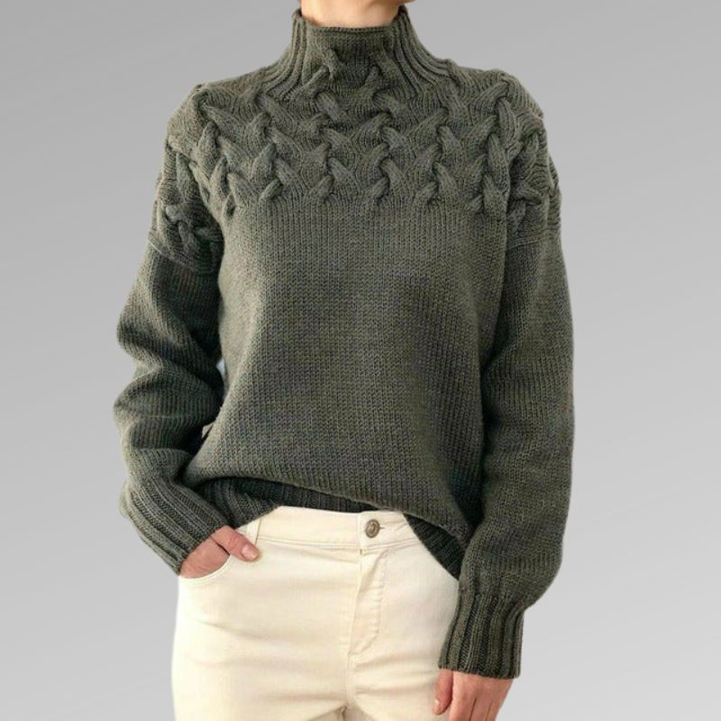 Camelia - Elegante maglione a collo alto