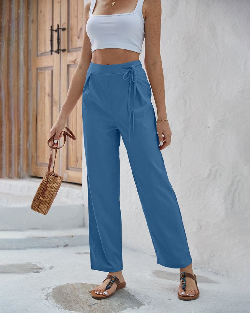 Jessamin - Eleganti pantaloni a vita alta