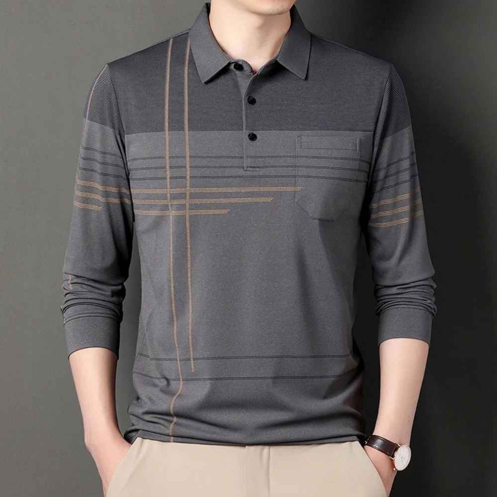 Felix - Polo classica ed elegante a maniche lunghe