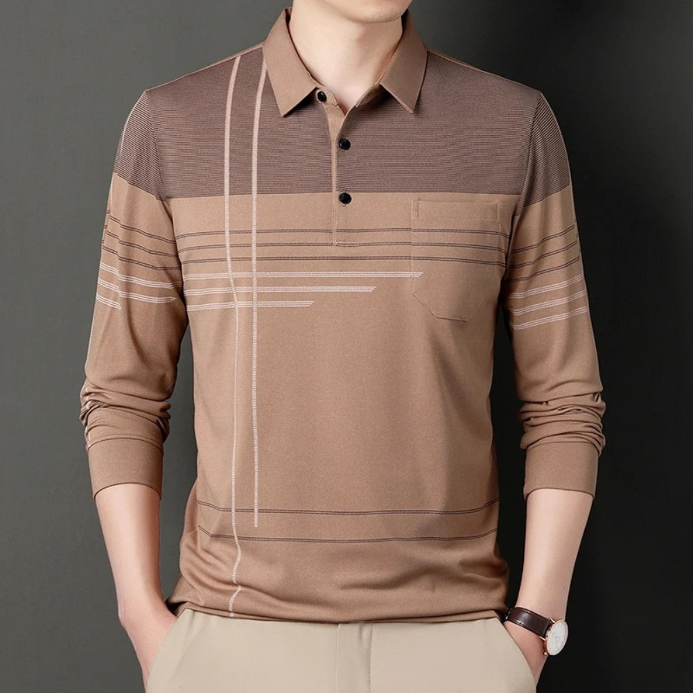 Felix - Polo classica ed elegante a maniche lunghe