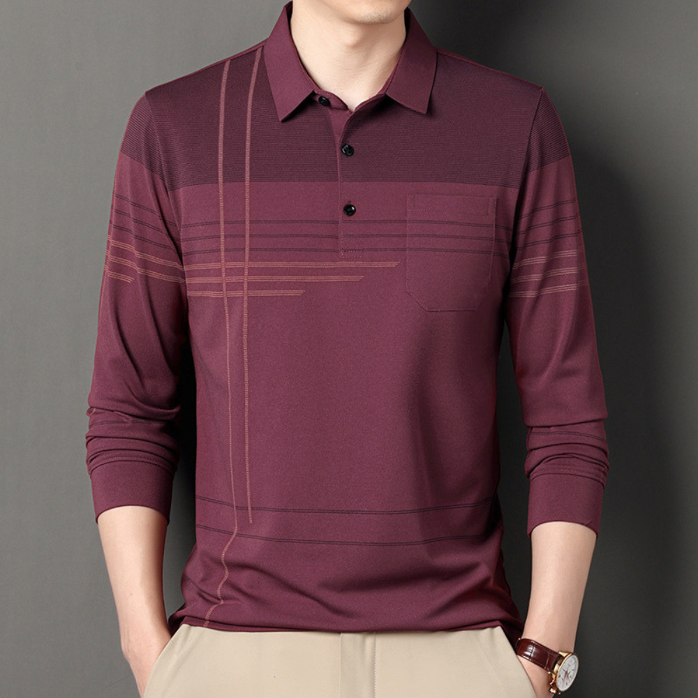 Felix - Polo classica ed elegante a maniche lunghe